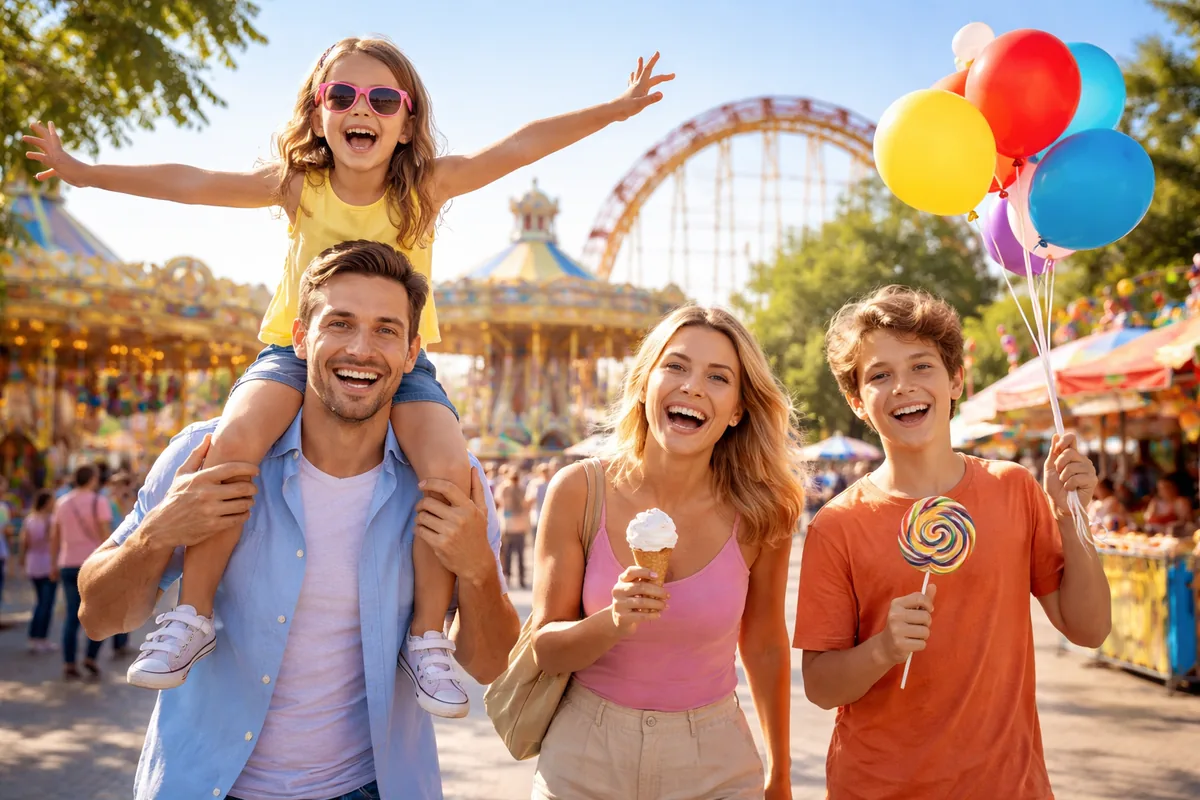 Quels loisirs pratiquer dans les parcs d'attraction pour toute la famille ?